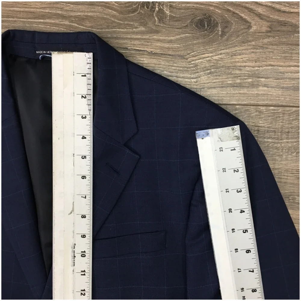 TOMMY HILFIGER Mens‎ Wool Blazer Sport Coat Casual Jacket Size 38R Suit